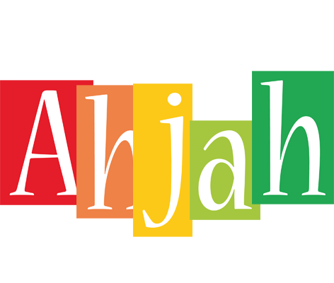 Ahjah colors logo