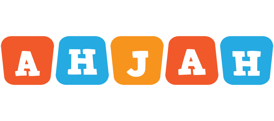 Ahjah comics logo