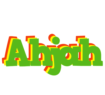 Ahjah crocodile logo