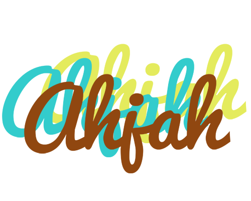 Ahjah cupcake logo