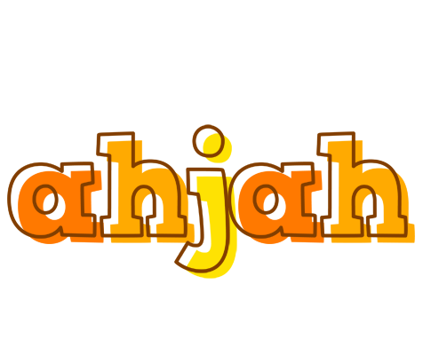 Ahjah desert logo