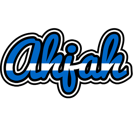 Ahjah greece logo