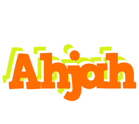 Ahjah healthy logo