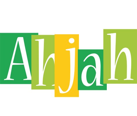 Ahjah lemonade logo