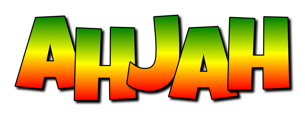 Ahjah mango logo