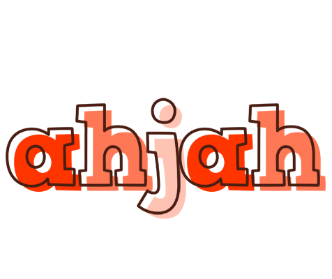 Ahjah paint logo