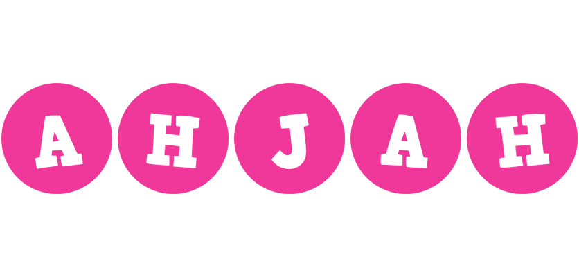 Ahjah poker logo
