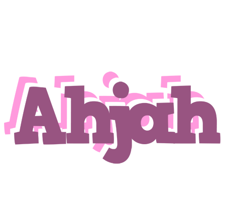 Ahjah relaxing logo