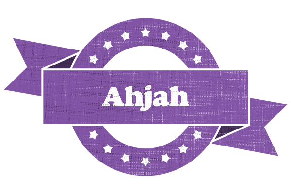 Ahjah royal logo