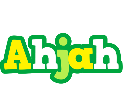 Ahjah soccer logo