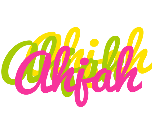 Ahjah sweets logo