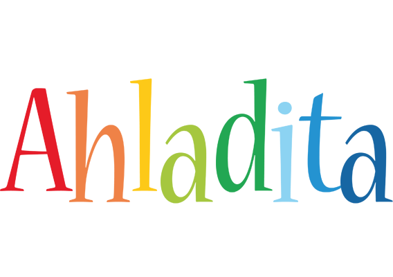Ahladita birthday logo