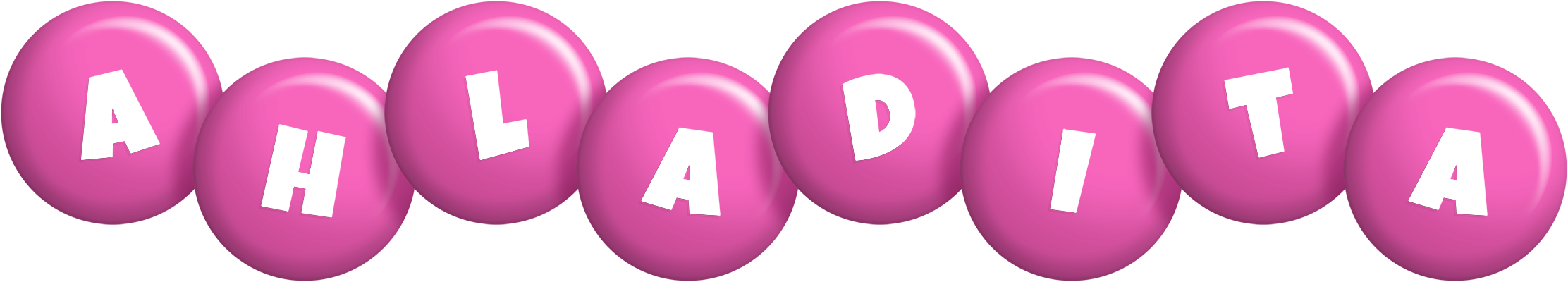 Ahladita candy-pink logo