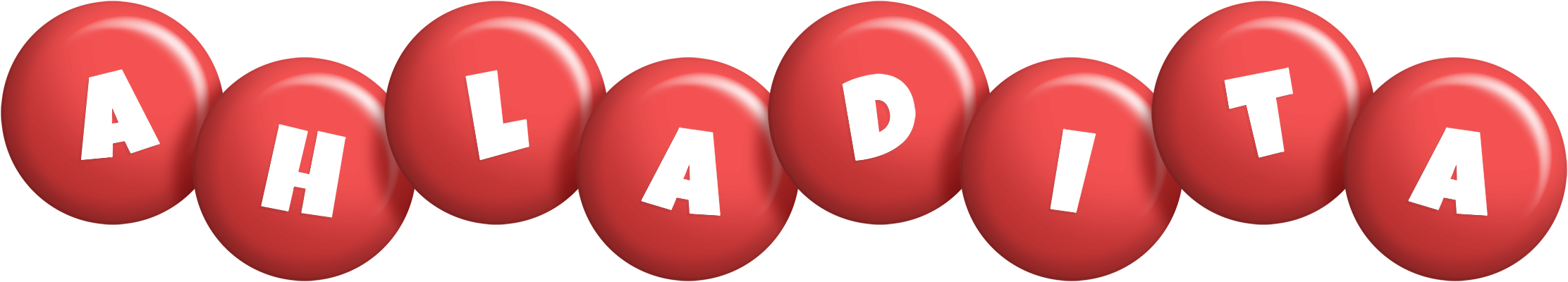 Ahladita candy-red logo