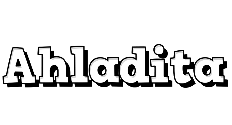 Ahladita snowing logo