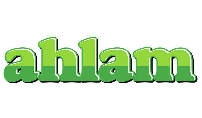 Ahlam apple logo