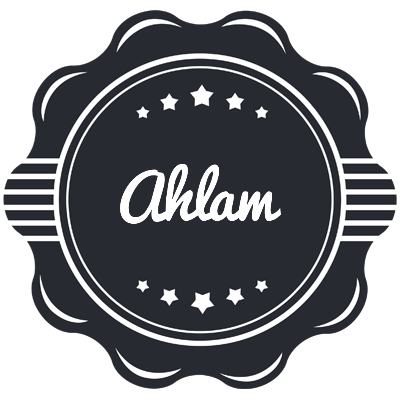 Ahlam badge logo