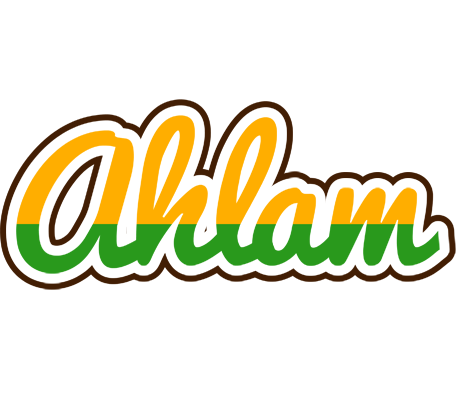 Ahlam banana logo
