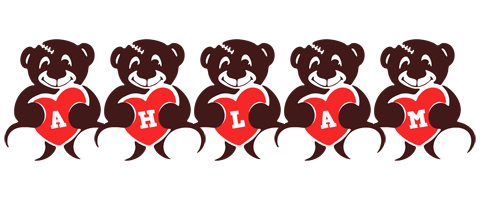 Ahlam bear logo