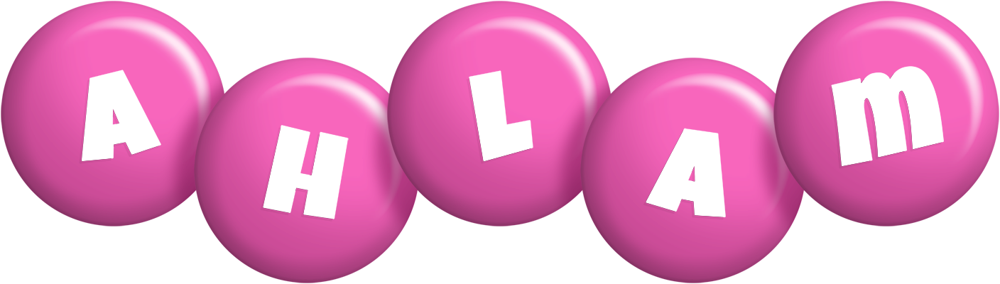 Ahlam candy-pink logo