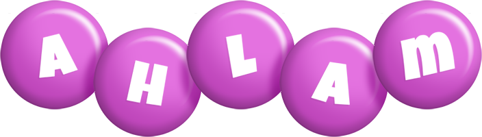 Ahlam candy-purple logo