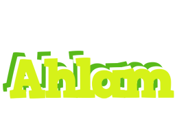 Ahlam citrus logo