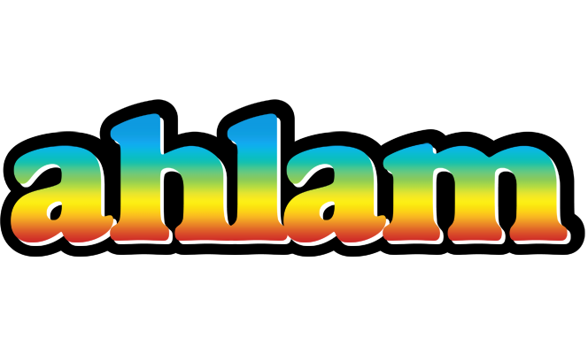 Ahlam color logo