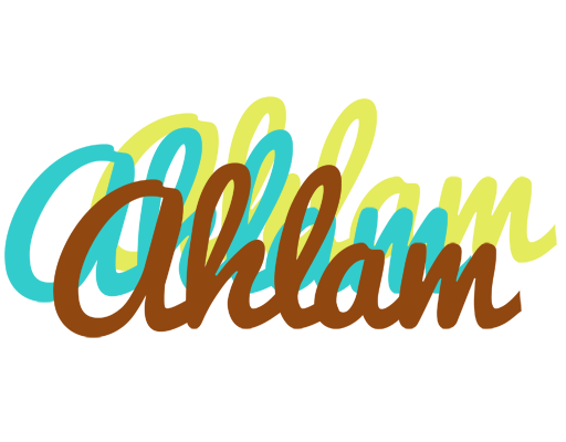 Ahlam cupcake logo