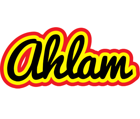 Ahlam flaming logo