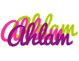 Ahlam flowers logo