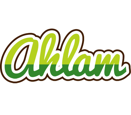 Ahlam golfing logo