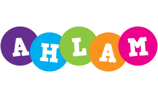 Ahlam happy logo