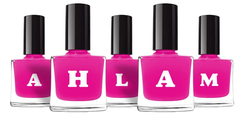 Ahlam nails logo