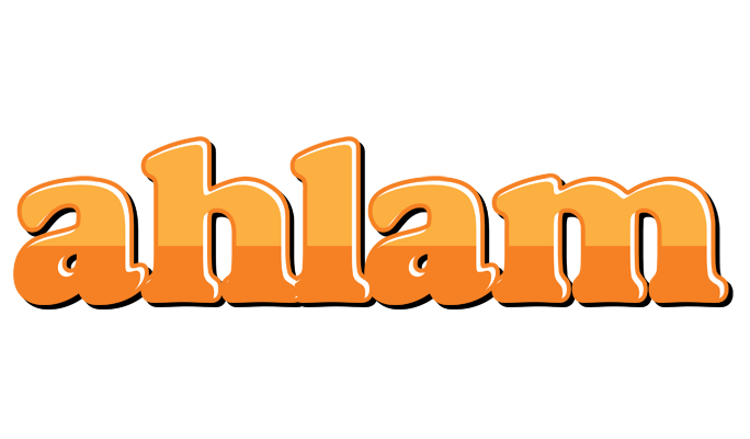 Ahlam orange logo