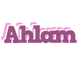 Ahlam relaxing logo