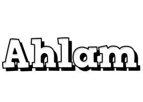 Ahlam snowing logo