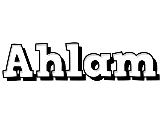 Ahlam snowing logo