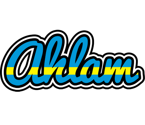 Ahlam sweden logo