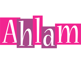 Ahlam whine logo