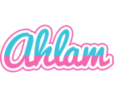 Ahlam woman logo