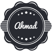 Ahmad badge logo