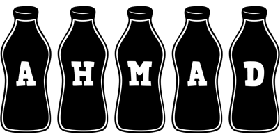 Ahmad bottle logo