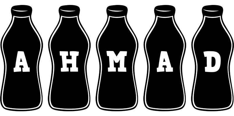 Ahmad bottle logo