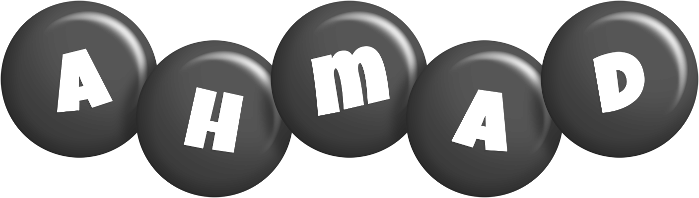 Ahmad candy-black logo