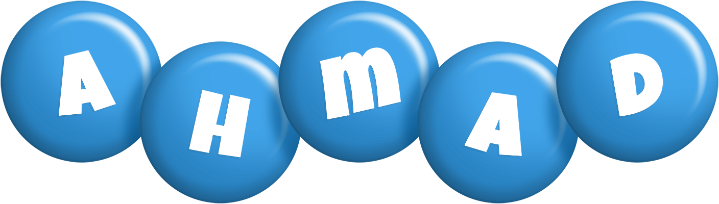 Ahmad candy-blue logo