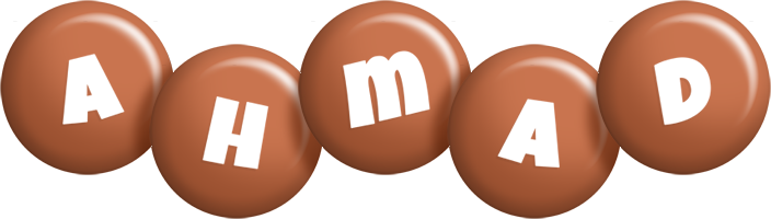 Ahmad candy-brown logo
