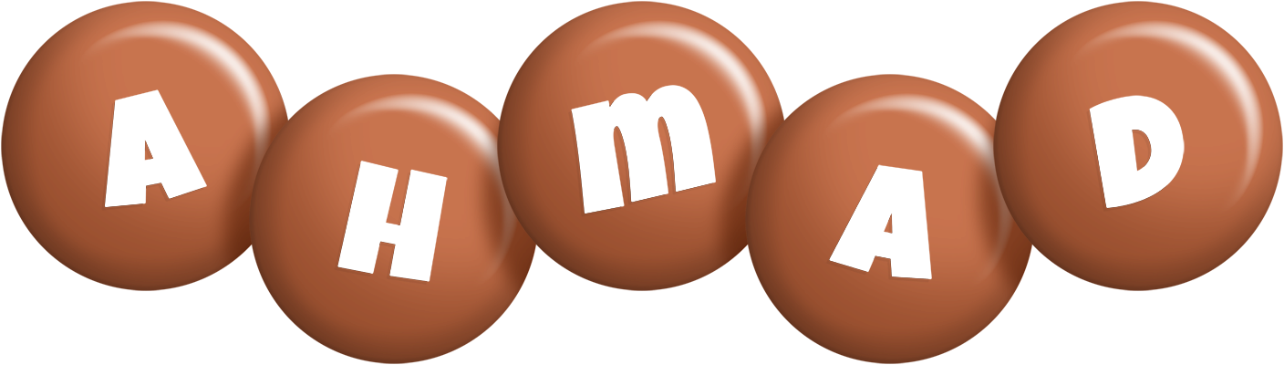 Ahmad candy-brown logo