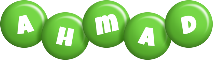 Ahmad candy-green logo