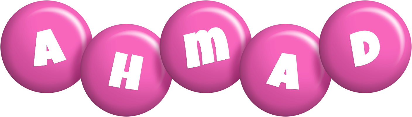 Ahmad candy-pink logo