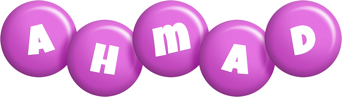 Ahmad candy-purple logo